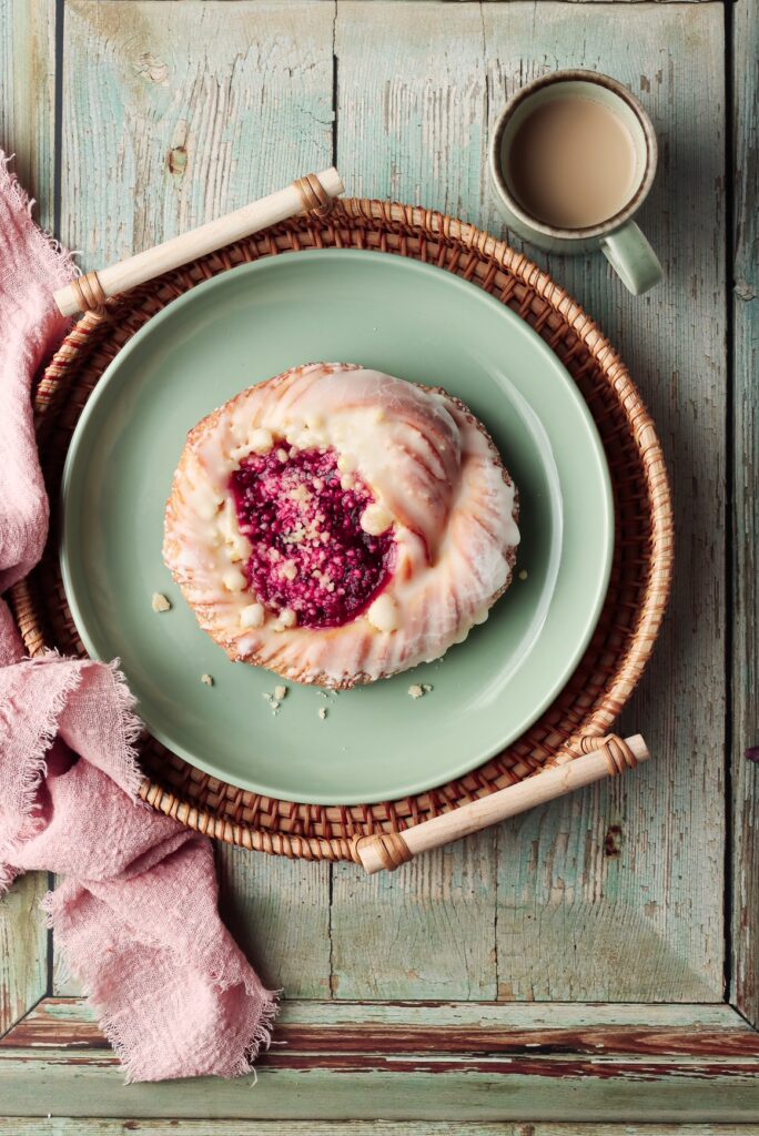 tło do fotografii kulinarnej Soft Rustic stare drzwi flat lay