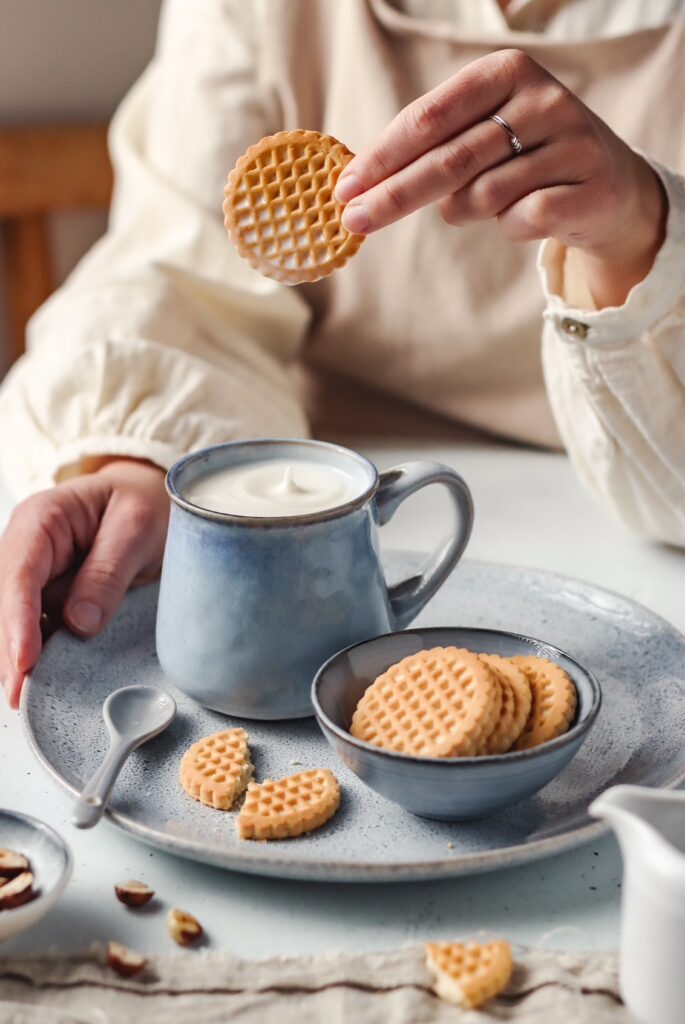 ciasteczka i mleko